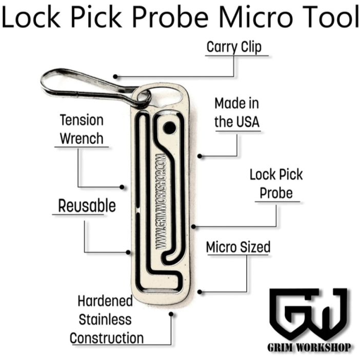 Lock Pick Probe Micro Tool