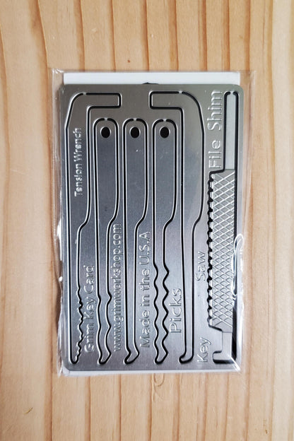 Lock Pick Set and Escape Card