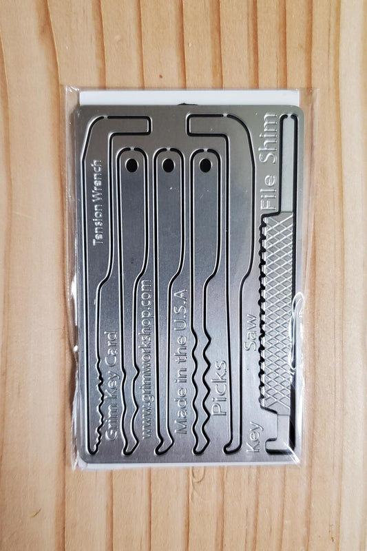 Lock Pick Set and Escape Card