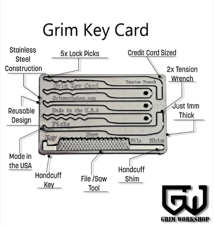 Lock Pick Set and Escape Card