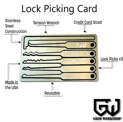 Lock Pick Card