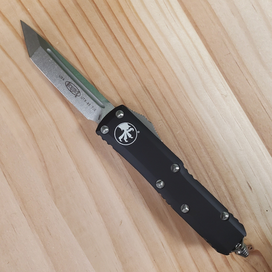 Microtech UTX-85 Black Stonewash Knife