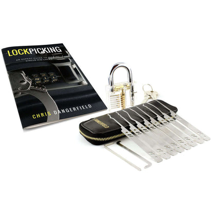 Dangerfield Secret Agent Lock Pick Set + Practice Lock + How-to Guide