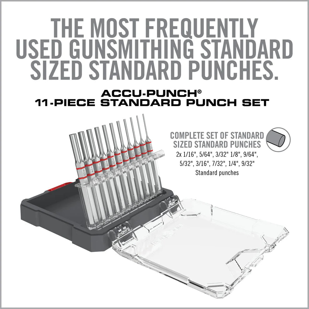 Armorer’s Master Hammer and Accu-Punch 11-Piece Standard Pin Punch Set - Covert Hardware