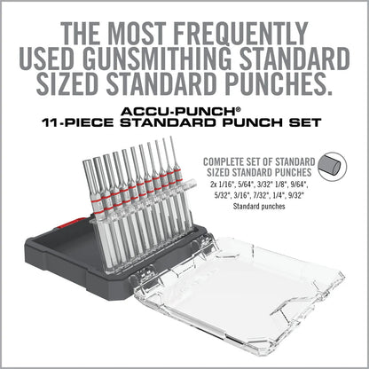 Armorer’s Master Hammer and Accu-Punch 11-Piece Standard Pin Punch Set - Covert Hardware
