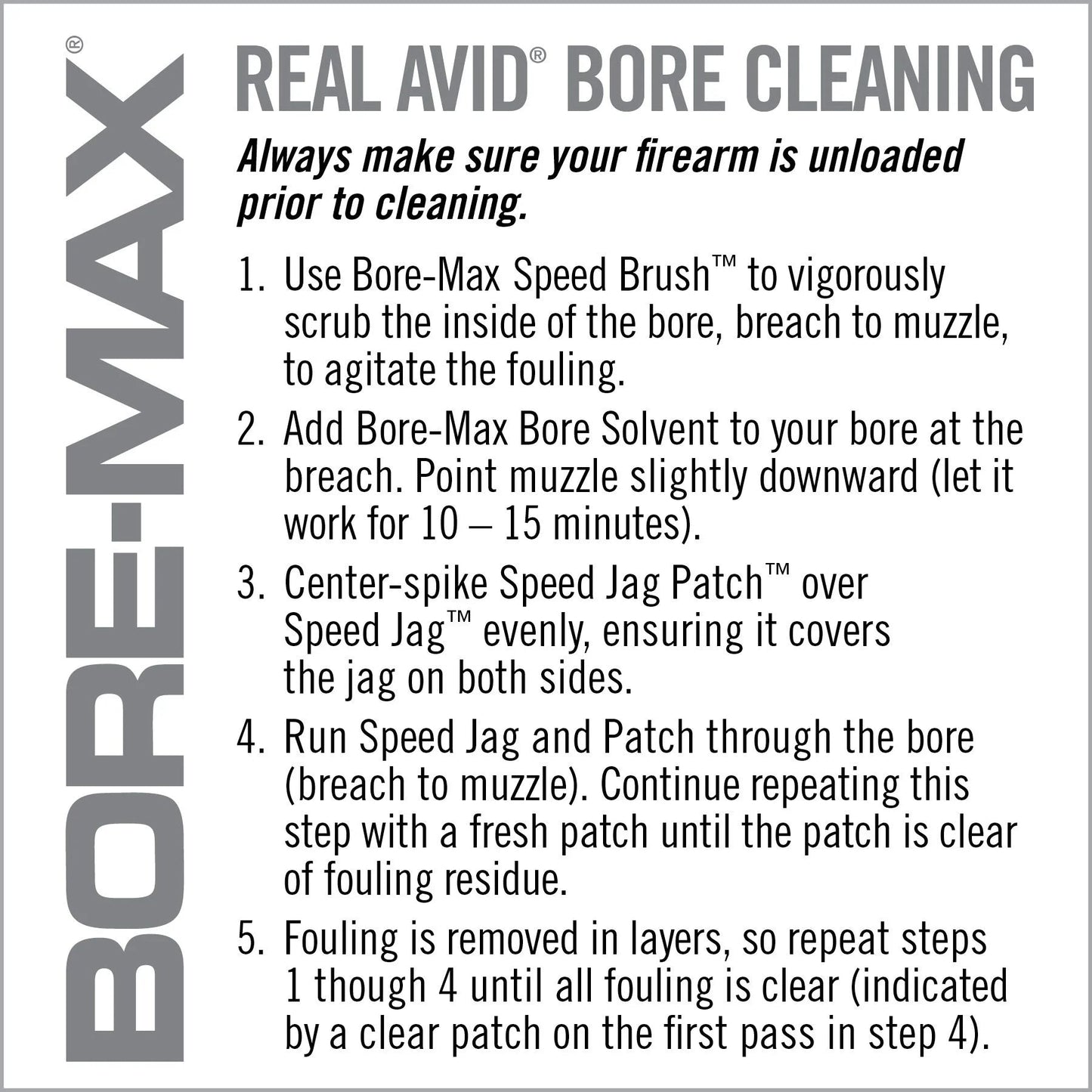 Bore-Max Speed Brushes Multi-Cal Pack - Covert Hardware