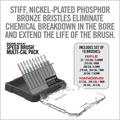 Bore-Max Speed Brushes Multi-Cal Pack - Covert Hardware