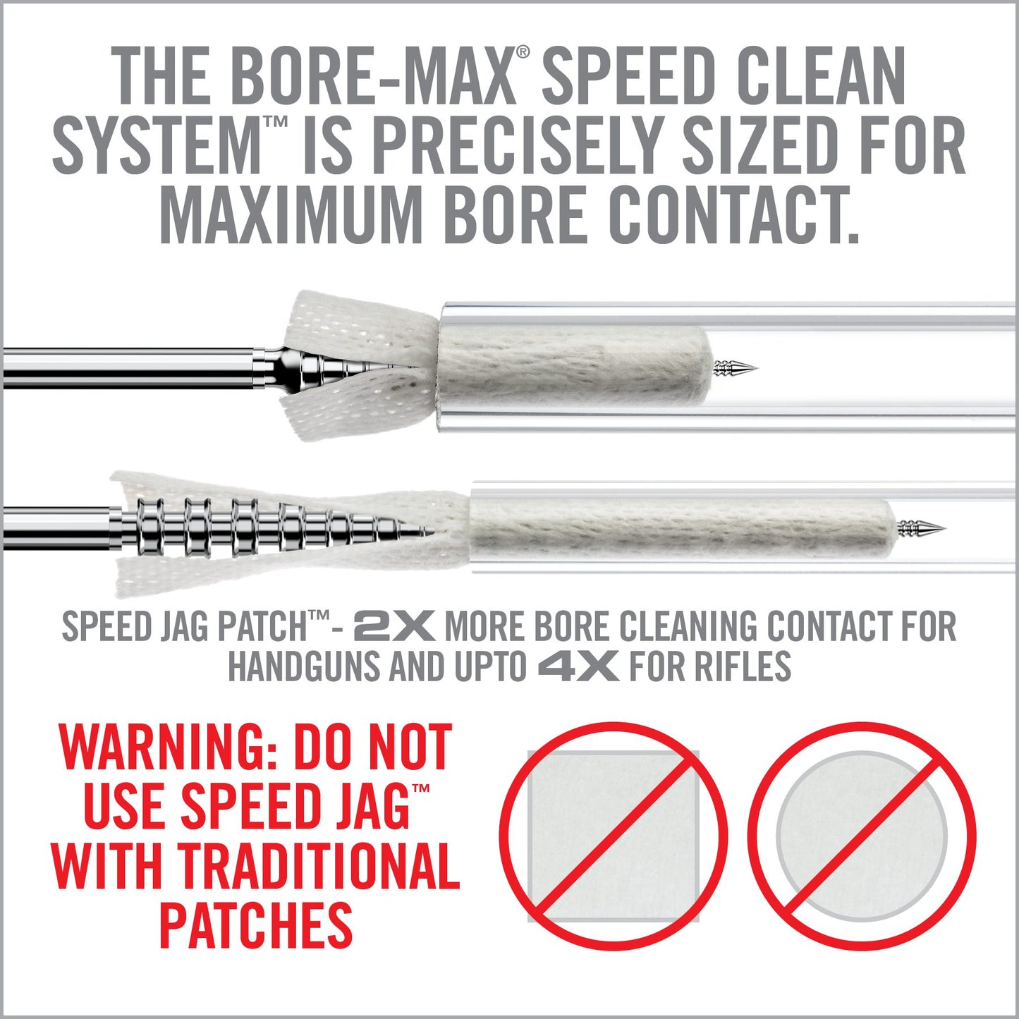 Bore-Max Speed Jags & Patches Multi-Cal Pack - Covert Hardware