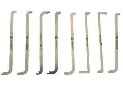 Dangerfield EXTENDED Top of Keyway TOK Tension Wrench Set + Case