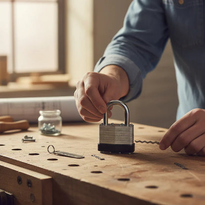 2 in 1 Wave Rake Lock Pick Keychain