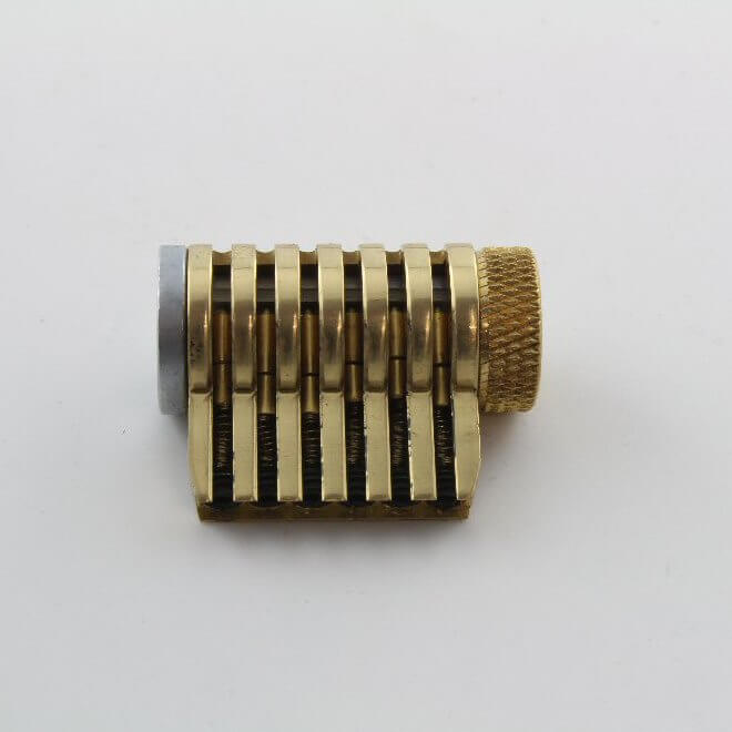 Practice Lock - Dangerfield Infinitus Repinnable Cutaway & Tweezers