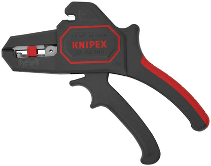 Knipex 7 1/4" Automatic Wire Strippers 10 - 24 AWG 12 62 180 - Covert Hardware