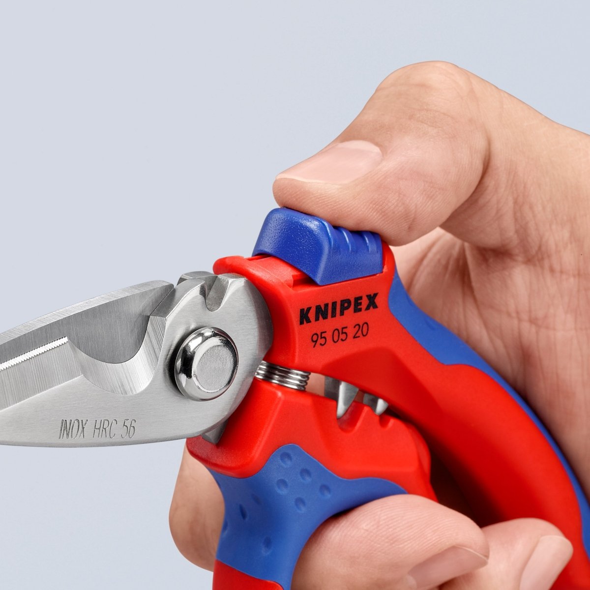 Knipex Angled Electrician Shears 6 1/4" 95 05 20 US - Covert Hardware