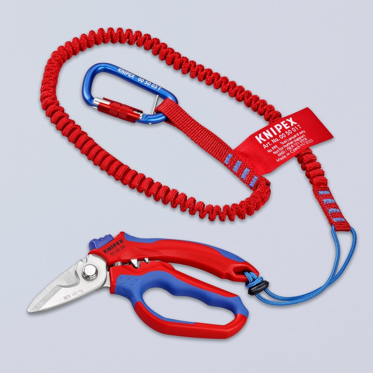 Knipex Angled Electrician Shears 6 1/4" 95 05 20 US - Covert Hardware