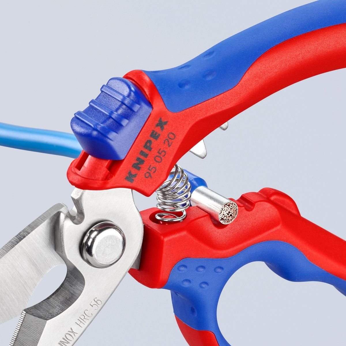 Knipex Angled Electrician Shears 6 1/4" 95 05 20 US - Covert Hardware