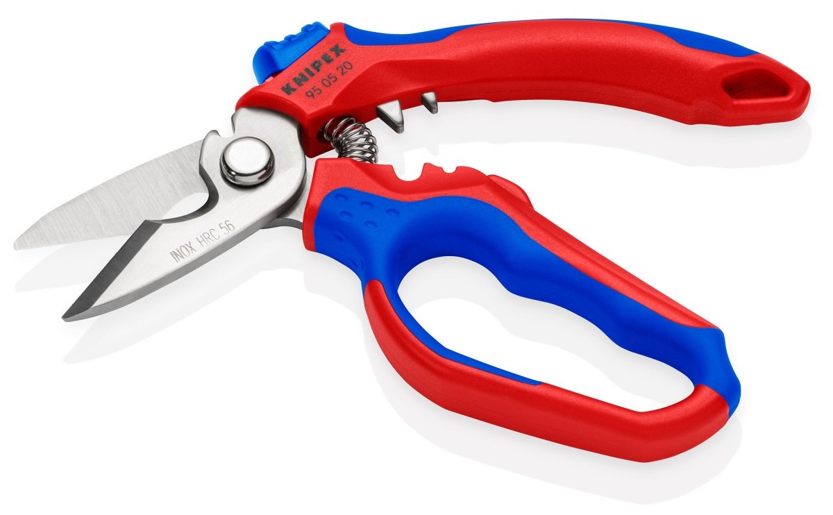 Knipex Angled Electrician Shears 6 1/4" 95 05 20 US - Covert Hardware