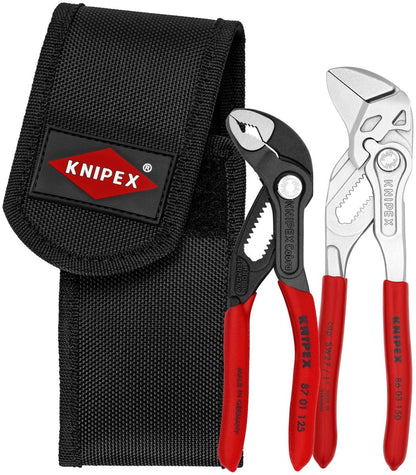 Knipex Cobra® Mini Pliers Set With Pouch 2 Piece 00 20 72 V01 - Covert Hardware