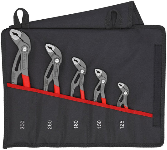 Knipex Cobra® Pliers Set With Pouch 5 Piece 00 19 55 S5 - Covert Hardware