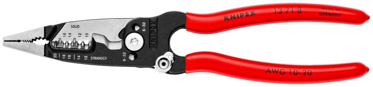 Knipex Forged Wire Strippers 8 - inch – 13 71 8 - Covert Hardware