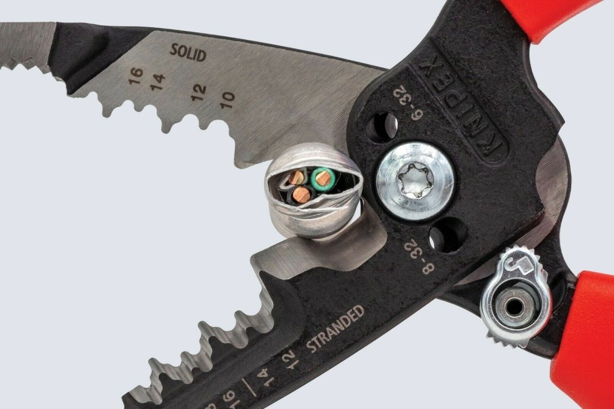 Knipex Forged Wire Strippers 8 - inch – 13 71 8 - Covert Hardware