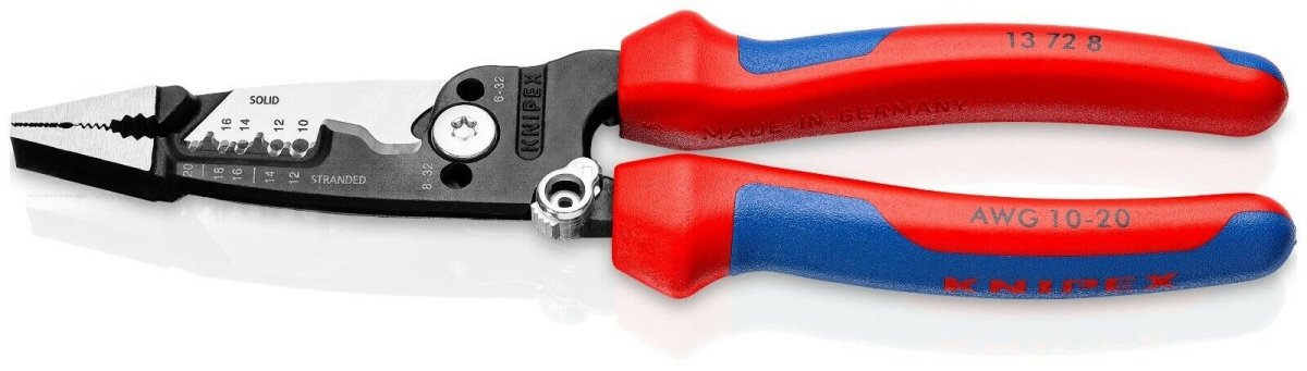 Knipex Forged Wire Strippers - 8 inch - 13 72 8 - Covert Hardware