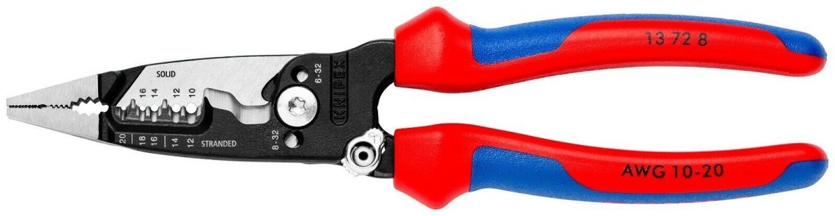Knipex Forged Wire Strippers - 8 inch - 13 72 8 - Covert Hardware