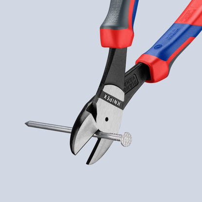 Knipex High Leverage Diagonal Cutters With Comfort Grip 8" 74 02 200 - Covert Hardware