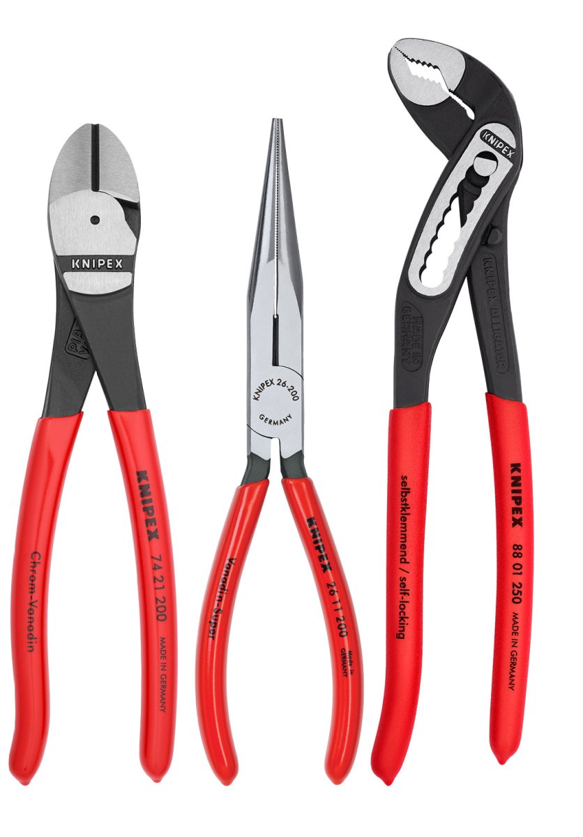 Knipex Pliers Set With Alligator® Pliers 3 Piece 00 20 08 US1 - Covert Hardware