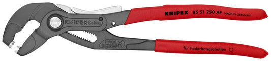Knipex Spring Hose Clamp Pliers Locking Device 10" 85 51 250 AF - Covert Hardware