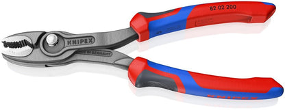 Knipex TwinGrip Slip Joint Pliers 8" 82 02 200 - Covert Hardware