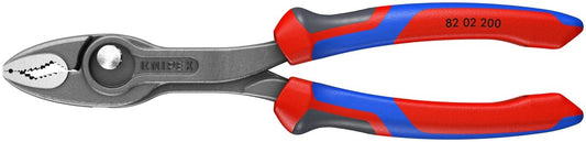 Knipex TwinGrip Slip Joint Pliers 8" 82 02 200 - Covert Hardware