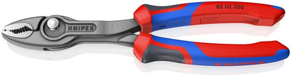 Knipex TwinGrip Slip Joint Pliers 8" 82 02 200 - Covert Hardware