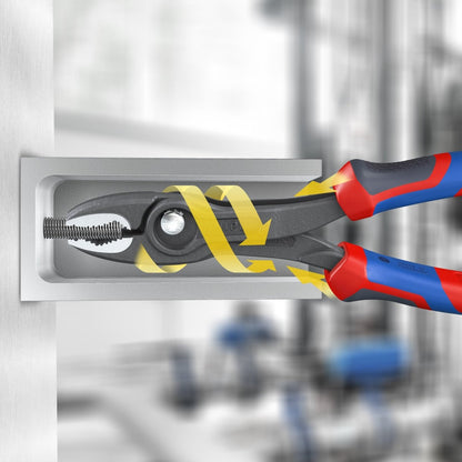 Knipex TwinGrip Slip Joint Pliers 8" 82 02 200 - Covert Hardware