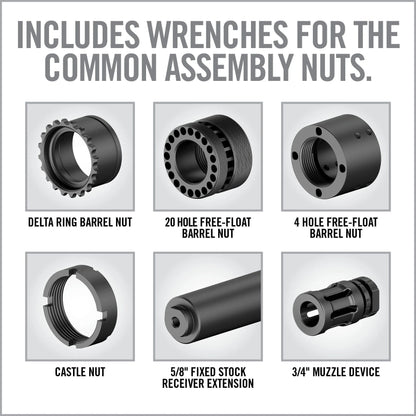 Master-Fit A2/AR15 Crowfoot Wrench Set - Covert Hardware