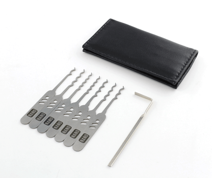 Lock Pick Rakes, the Nano, Covert EDC + Leather wallet by Dangerfield