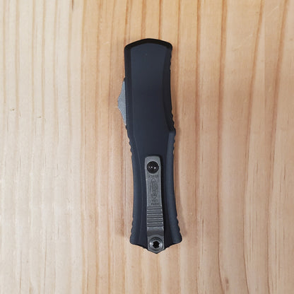 Microtech Hera II Mini OTF Knife Black S/E Serrated